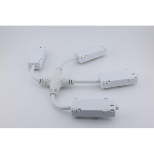 Коннектор питания Х-образный угловой для магнитного шинопровода Aployt Magnetic track 220 APL.0280.10.05