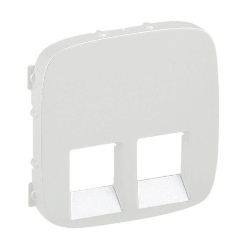 Лицевая панель Legrand Valena Allure розетки телефонной RJ-11/Ethernet RJ-45 жемчуг 755429