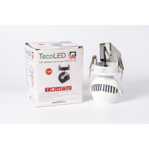 Встраиваемый светодиодный светильник Fiberli 7002-ZZ10W 12130502