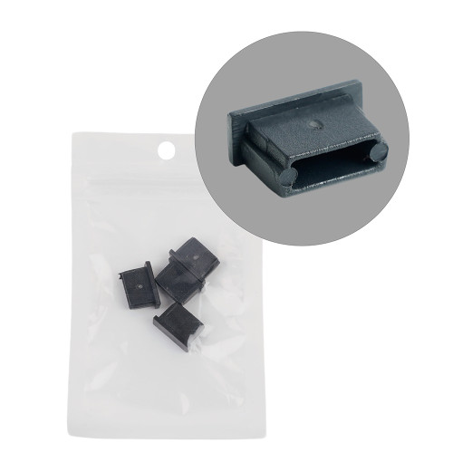 Заглушка без отверстия для профиля CAB251, LD376 (комплект 4шт) Feron LD241 52095 Заглушка без отверстия для профиля CAB251, LD376 (комплект 4шт) Feron LD241 52095