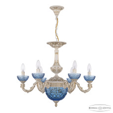 Подвесная люстра Bohemia Ivele Crystal AL79101P/6/175 WMG P Aquamarine/M-1F