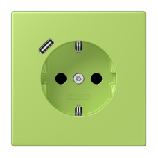 Розетка 2K+З USB Typ C Jung LC1520-18C221