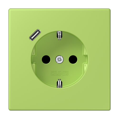 Розетка 2K+З USB Typ C Jung LC1520-18C221