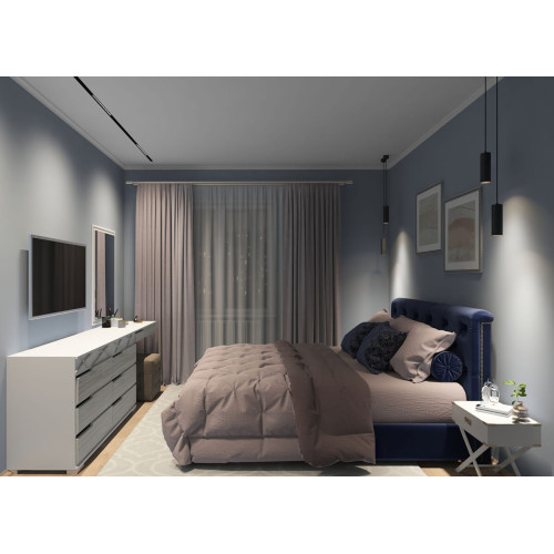Трековый светодиодный светильник Denkirs DK8002-BK