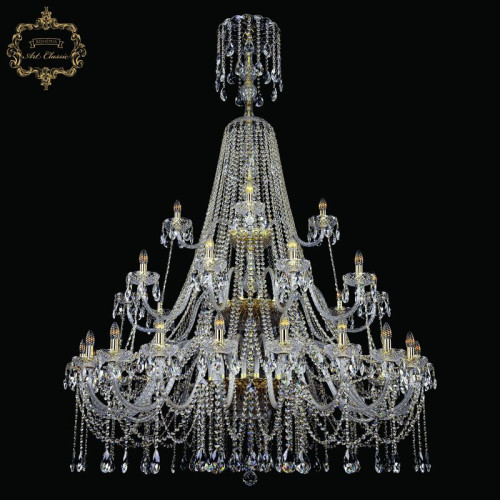 Подвесная люстра Art Classic 11.12.20+10+5.530v.3d.XL-205.Gd.Sp Подвесная люстра Art Classic 11.12.20+10+5.530v.3d.XL-205.Gd.Sp