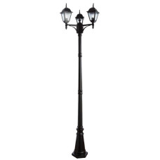 Садово-парковый светильник Arte Lamp Bremen A1017PA-3BK