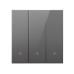 Выключатель Yeelight Pro, серия S21, проводной, 3 клавиши, серый (N L)