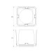 Шторки кашетирующие Arlight LGD-ARTIFACT-BARNDOOR-R65 (WH) (Металл) 057161