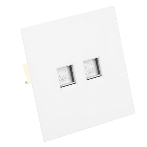 Розетка компьютерная 2-местная RJ-45 (механизм) Stekker Мия RST00-3111-01 50437