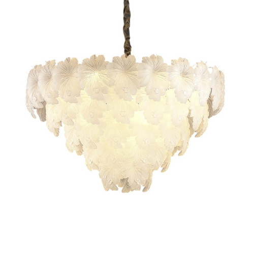 Подвесная люстра Delight Collection Crystal leaf 6302P/D800 gold/white Подвесная люстра Delight Collection Crystal leaf 6302P/D800 gold/white
