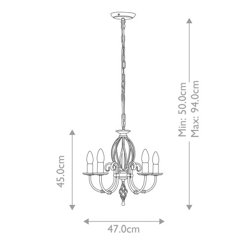 Подвесная люстра Elstead Lighting ART5-AGD-BRASS