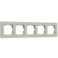 Рамка на 5 постов Werkel Slab (дымчатый софт) W0052917 4690389218477 a071630