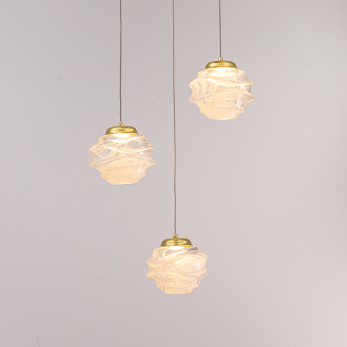Подвесной светильник Delight Collection MD25030003-3A gold/clear Подвесной светильник Delight Collection MD25030003-3A gold/clear