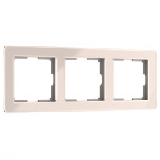 Рамка на 3 поста Werkel Acrylic айвори 4690389186295 W0032743