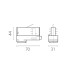Адаптер для светильника к треку 5030xx-R/5040xx-(F)/(R) Lightstar Quattro 594007-403