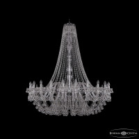 Подвесная люстра Bohemia Ivele Crystal 1409/24/530/h-160 Ni