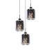 Подвесная люстра Lumina Deco Alacosmo LDP 6811-3 RD CHR