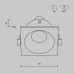 Встраиваемый светильник Maytoni Technical Downlight Zoom DL033-2-01W-1(N)