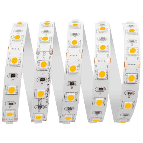 Светодиодная лента Apeyron 24В ПРО 14,4Вт/м smd5050 60д/м IP20 1100Лм/м 5м 3000К 00-308