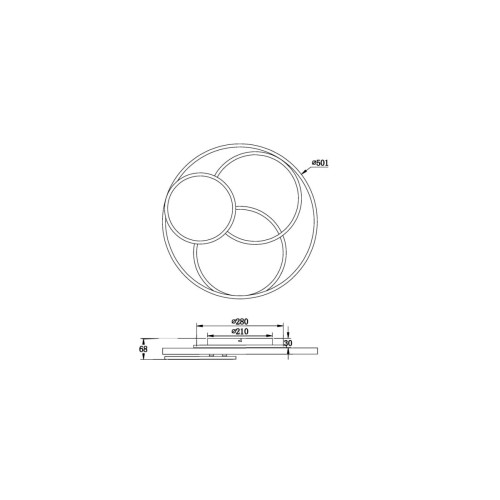 Потолочный светильник Freya Cosmic Market FR10015CL-L94WB