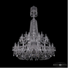 Подвесная люстра Bohemia Ivele Crystal 1402/20+10+5/400/XL-160/2d Ni