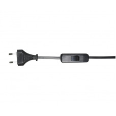 Шнур с переключ черный (10 шт в упаковке) Kink Light  A2300,19