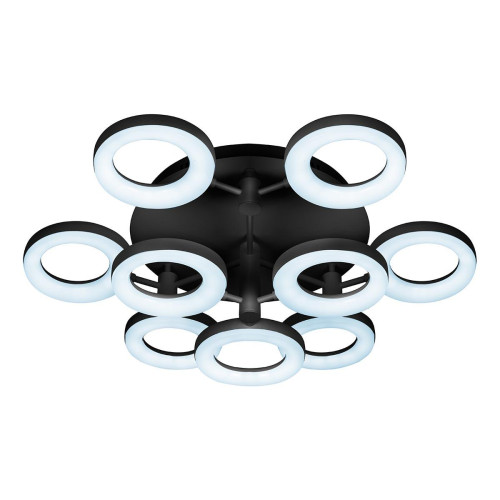 Потолочная светодиодная люстра iLedex Jomo FS-014-X9 108W BK