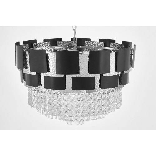 Подвесная люстра Lumina Deco LDP 7045-600 BK+CHR