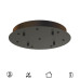 Основание потолочное 8L Mantra Modular Light Florones 9369