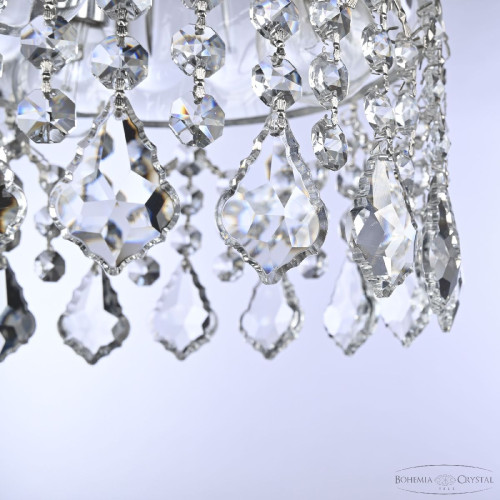 Подвесной светильник Bohemia Ivele Crystal 5478/22 Ni Clear/M-1H Leafs Подвесной светильник Bohemia Ivele Crystal 5478/22 Ni Clear/M-1H Leafs