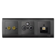 Центральная плата RJ45 Х1 Schneider Electric Merten System M MTN298314
