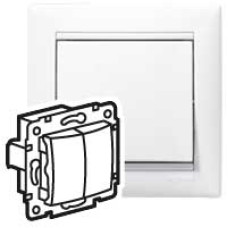 Выключатель двухклавишный Legrand Valena Classic 694265