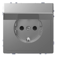 Розетка Schneider Electric Merten D-Life 16A с/з и крышкой MTN2310-6036