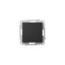 Выключатель двухклавишный ELBI Zena Vega 609-014800-202