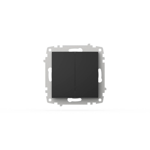 Выключатель двухклавишный ELBI Zena Vega 609-014800-202