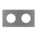 Рамка стеклянная на 2 поста Arlight FRM-GLARE-GC-2-GR 043837