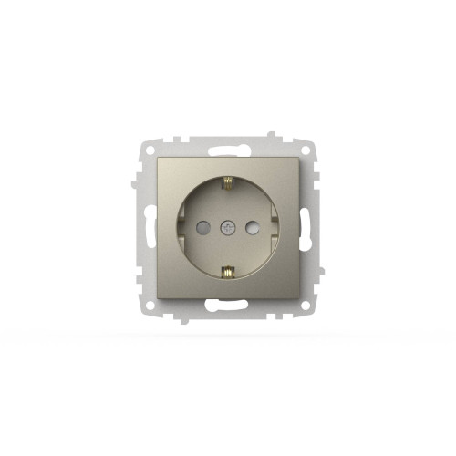 Розетка с заземлением и защитой от детей ELBI Zena Vega 609-011400-243