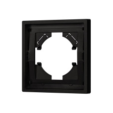 Рамка пластиковая на 1 пост Arlight FRM-TENDO-SFPL-1-BK 054642 Рамка пластиковая на 1 пост Arlight FRM-TENDO-SFPL-1-BK 054642