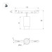 Трековый магнитный светильник Arlight MAG-MICROCOSM-SPOT-ZOOM-R38-5W Warm3000 (BK, 10-55 deg, 24V) (IP20 Металл) 051765