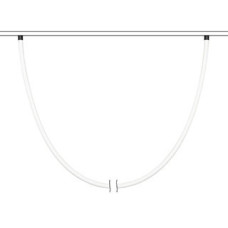 Трековый магнитный светильник Arlight MAG-ORIENT-TUBE-ELASTIC-2620-R30-L5000-70W Day4000 (BK, 360 deg, 48V) 041651