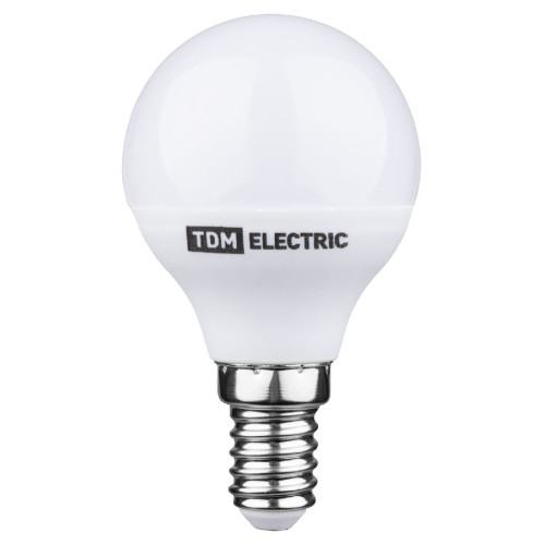 Лампа светодиодная диммируемая TDM Electric Е14 6W 4000K прозрачная SQ0340-0200