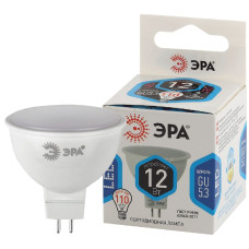 Лампа светодиодная Эра GU5.3 12W 4000K LED MR16-12W-840-GU5.3 Б0047738