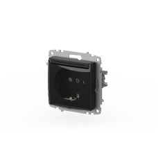 Розетка с крышкой, заземлением и защитой от детей ELBI Zena Vega 609-014800-219