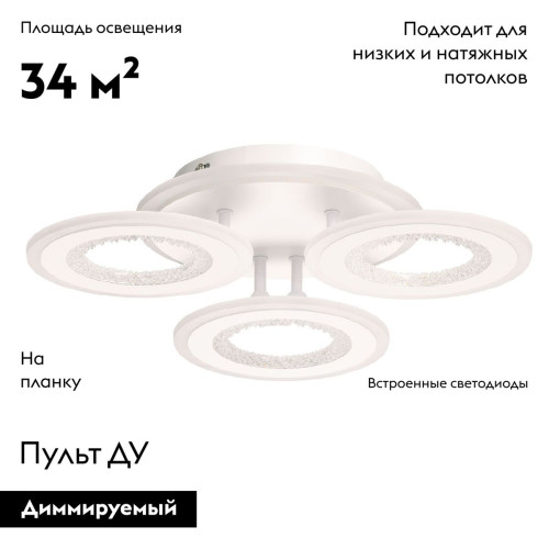 Потолочная люстра De Markt Мадлен 424014804