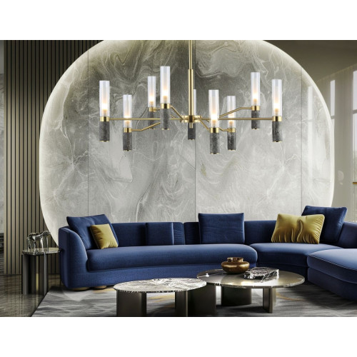 Люстра на штанге Ambrella Light High Light Ceramo Modern LH53355