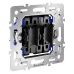 Механизм проходного переключателя двухклавишного 10А Voltum S70 VLS0203M
