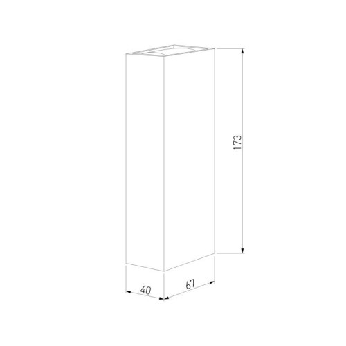 Уличный настенный светильник Elektrostandard Blaze 35136/W черный 4690389179198 a057050