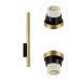 Настенный светильник Nowodvorski Fourty Wall XL Brass/Black 10760