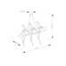 Подвесной светодиодный светильник Moderli Birds V3073-6PL