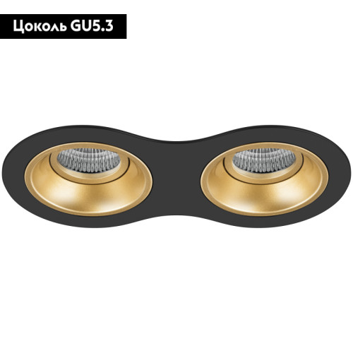 Встраиваемый светильник Lightstar Domino D6270303 (214627+214603+214603)